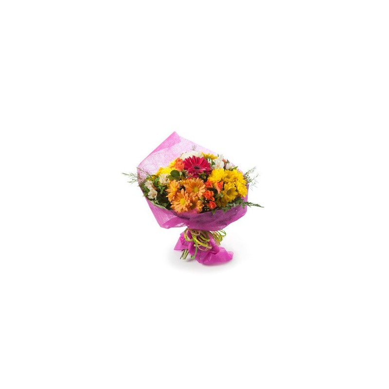 Bouquet de marguerites dans les tons de jaune