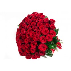 Gran Bouque de 101 rosas rojas