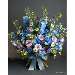 Bouquet De Luxe -Bleu Ciel