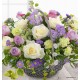 Basket beautiful tones of lilac..