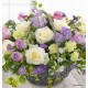 Panier de beaux tons de lilas..