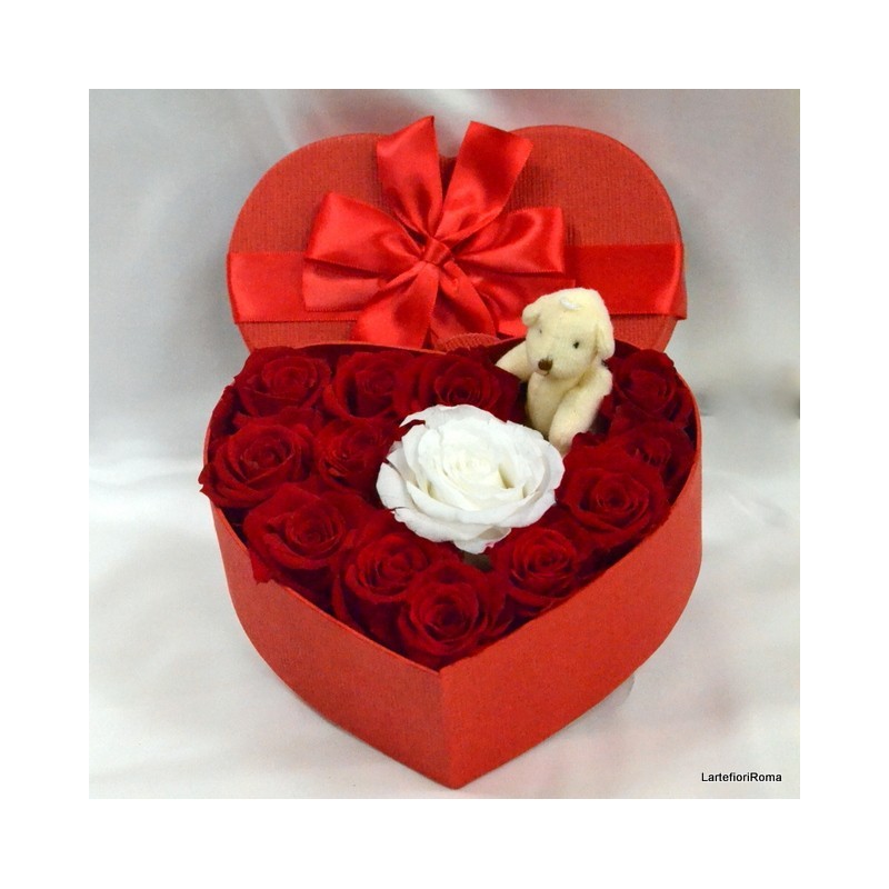 Box Special Cuore di rose Senza Tempo.