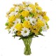 Bouquet, Mélange de Blanc et de Jaune 