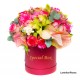 20 Trandafiri rosii intr-o cutie, în entuziasm de neuitat!