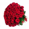 San Valentino5 -Bouquet de roses rouges et blanches marguerites