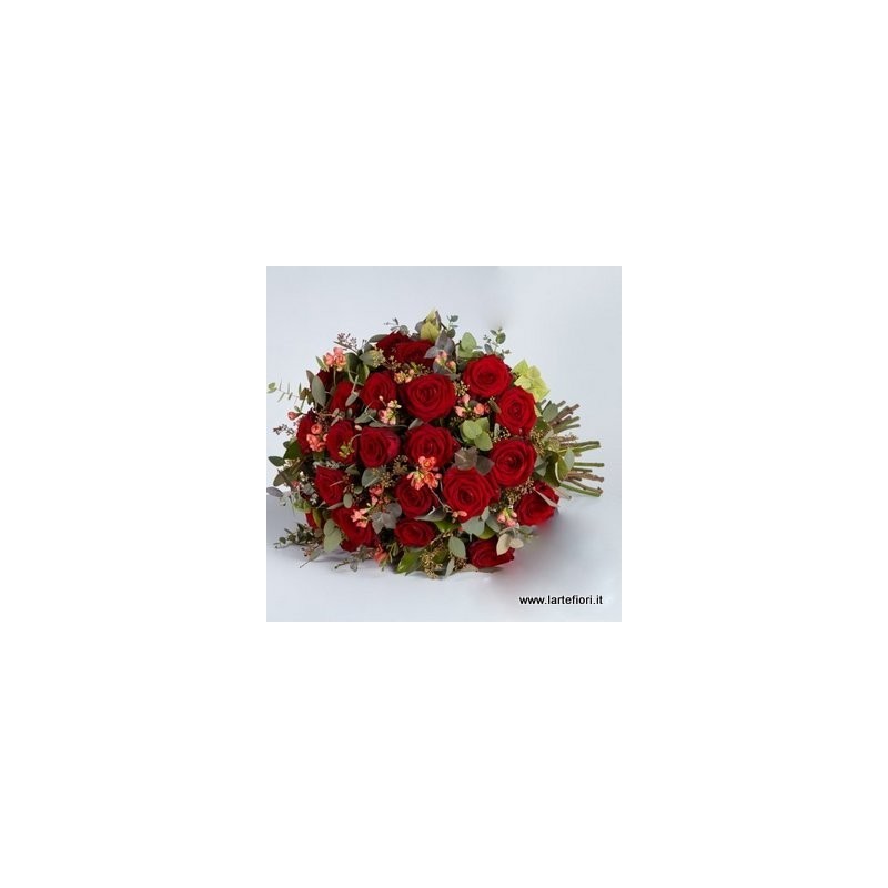  San Valentino12 - Red-Red bouquet.