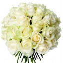 Bouquet di rose bianche