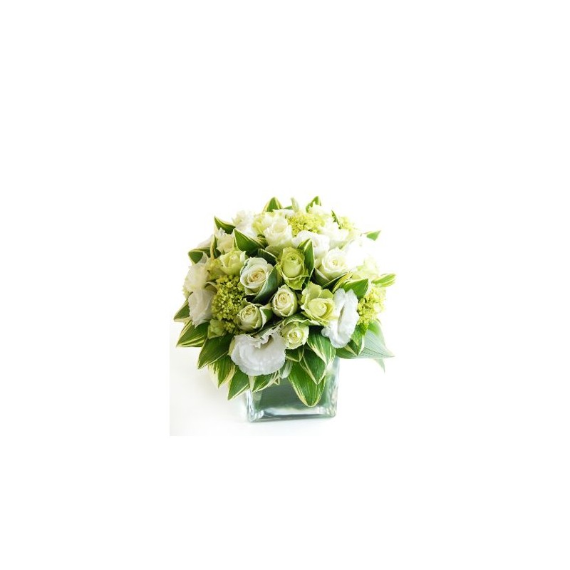 Bouquet in vetro top green 