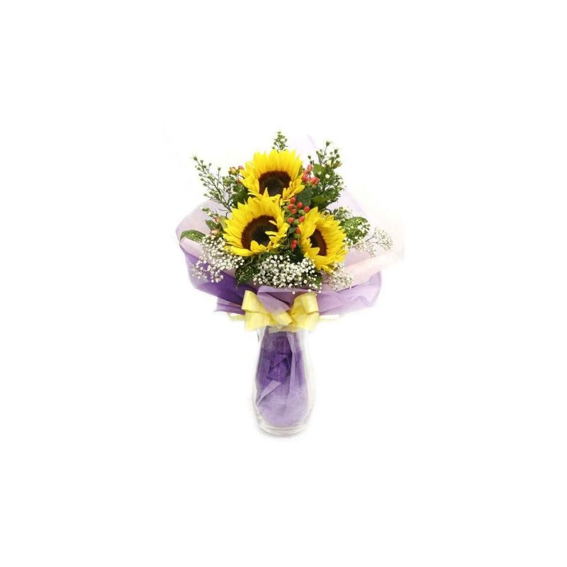  3 buchete de Floarea-soarelui,pentru cei care nu doresc să-l exagerati!