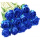 Occhi Blu ,bouquet con 18 rose blu.