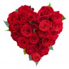 Cuore di 21 rose rosse
