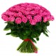 Grand bundle avec deux douzaines de roses roses