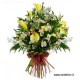 Funeral bouquet with light tones