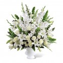 Gran Cesto di fiori bianchi di stagione