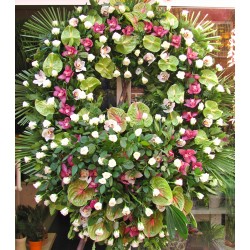 Grande Corona di fiori 