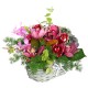 Basket with orchids