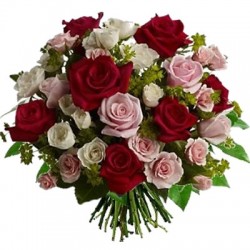 Bouquet of roses, mix color