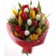 Bouquet di tulipani colorati