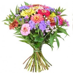 Combinazione di fiori di stagione dai colori misti