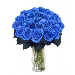 Bouquet de big Rose Bleu