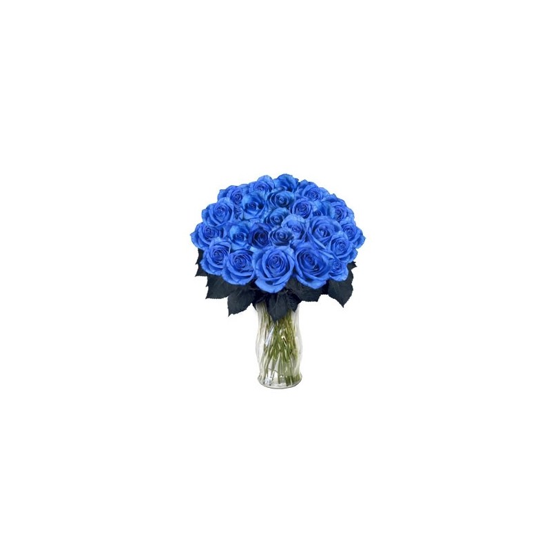 Bouquet of big Rose Blue
